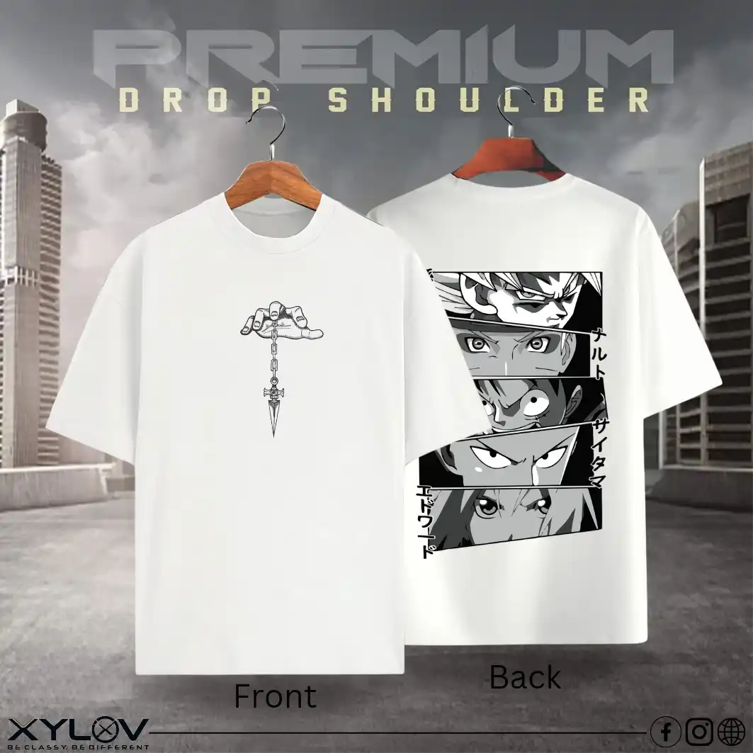 Printed Drop Shoulder T-Shirt